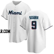 Jean Segura Youth Miami Marlins White Replica Home Jersey