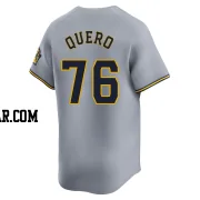 Jeferson Quero Youth Milwaukee Brewers Gray Limited Away Jersey