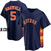 Jeff Bagwell Men's Houston Astros Navy Replica Alternate Jersey