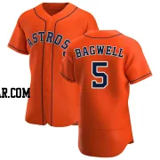 Jeff Bagwell Men's Houston Astros Orange Authentic Alternate Jersey