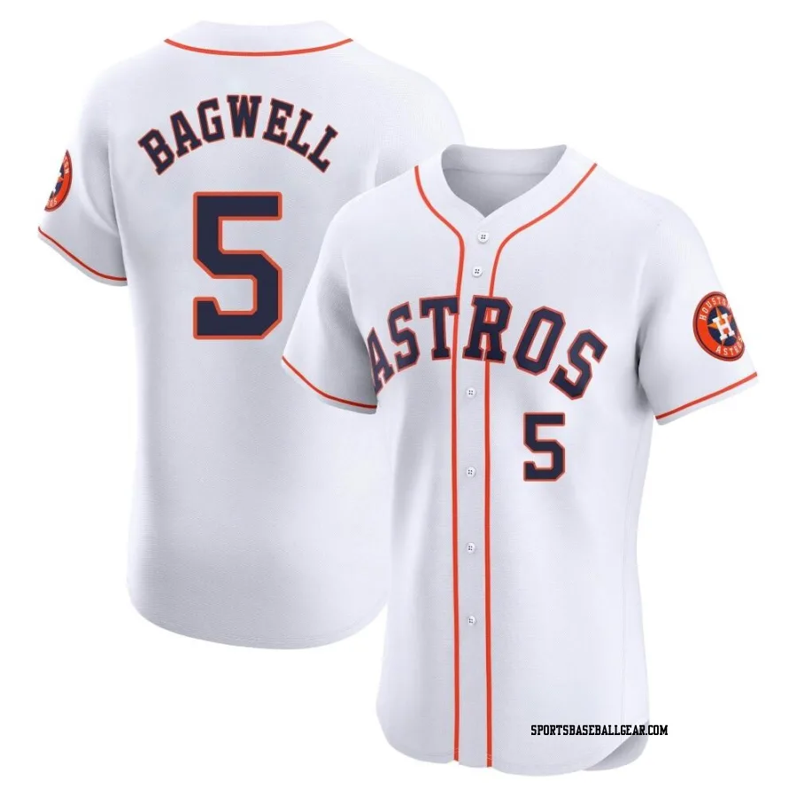 Jeff Bagwell Men's Houston Astros White Elite Home Jersey