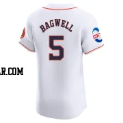 Jeff Bagwell Men's Houston Astros White Elite Home Patch Jersey