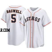 Jeff Bagwell Men's Houston Astros White Replica 2022 World Series Home Jersey