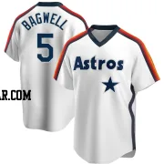 Jeff Bagwell Men's Houston Astros White Replica Home Cooperstown Collection Team Jersey