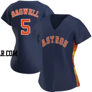 Jeff Bagwell Women's Houston Astros Navy Authentic Alternate Jersey