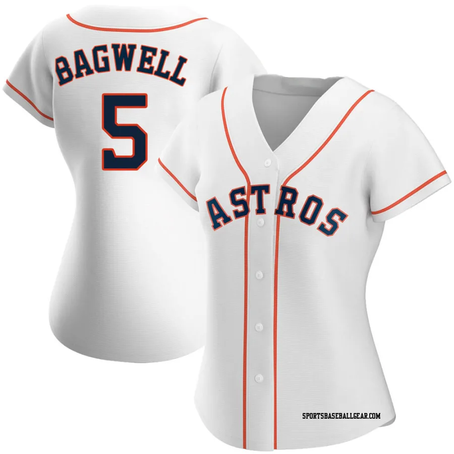 Jeff Bagwell Women's Houston Astros White Authentic Home Jersey