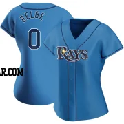 Jeff Belge Women's Tampa Bay Rays Light Blue Authentic Alternate Jersey