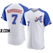 Jeff Burroughs Men's Atlanta Braves White Authentic 2023 City Connect Jersey