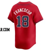 Jeff Francoeur Men's Atlanta Braves Red Limited Alternate Jersey