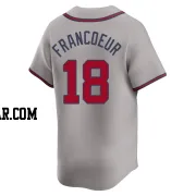 Jeff Francoeur Youth Atlanta Braves Gray Limited Away Jersey