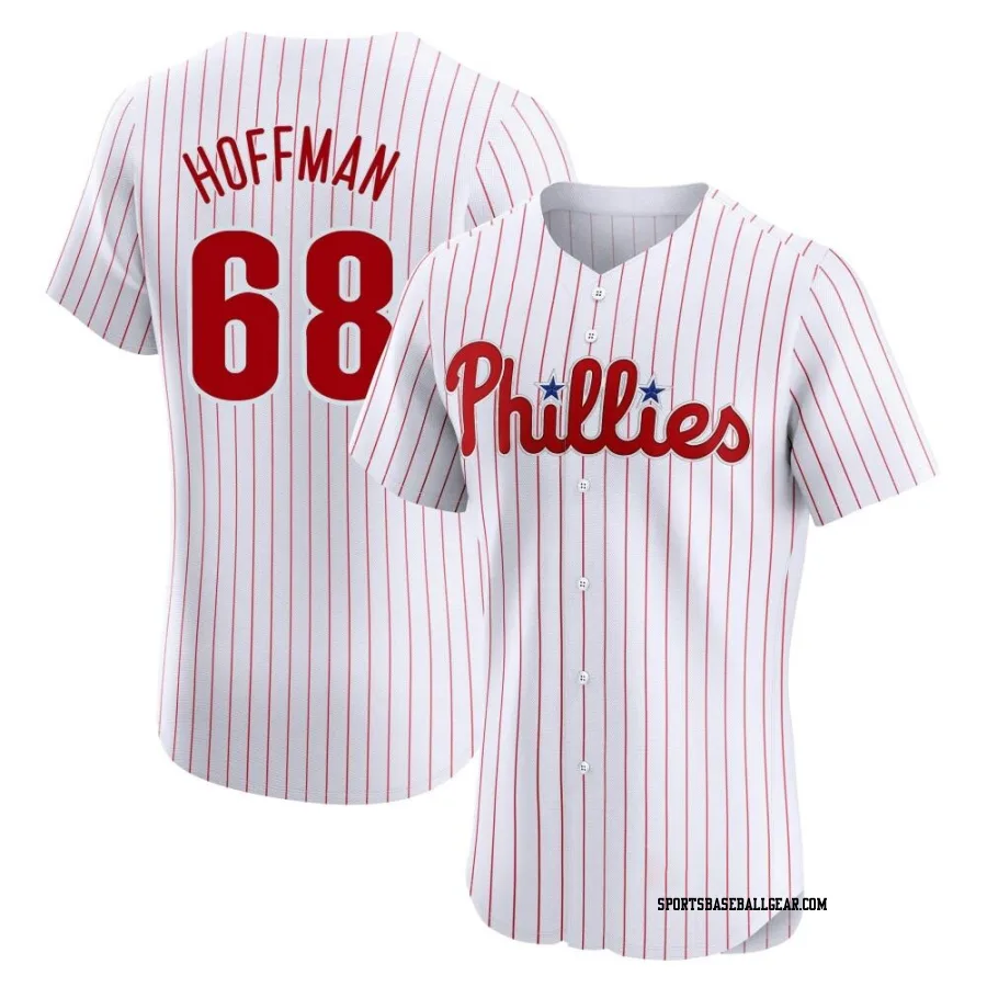 Jeff Hoffman Men's Philadelphia Phillies White Elite Home Jersey