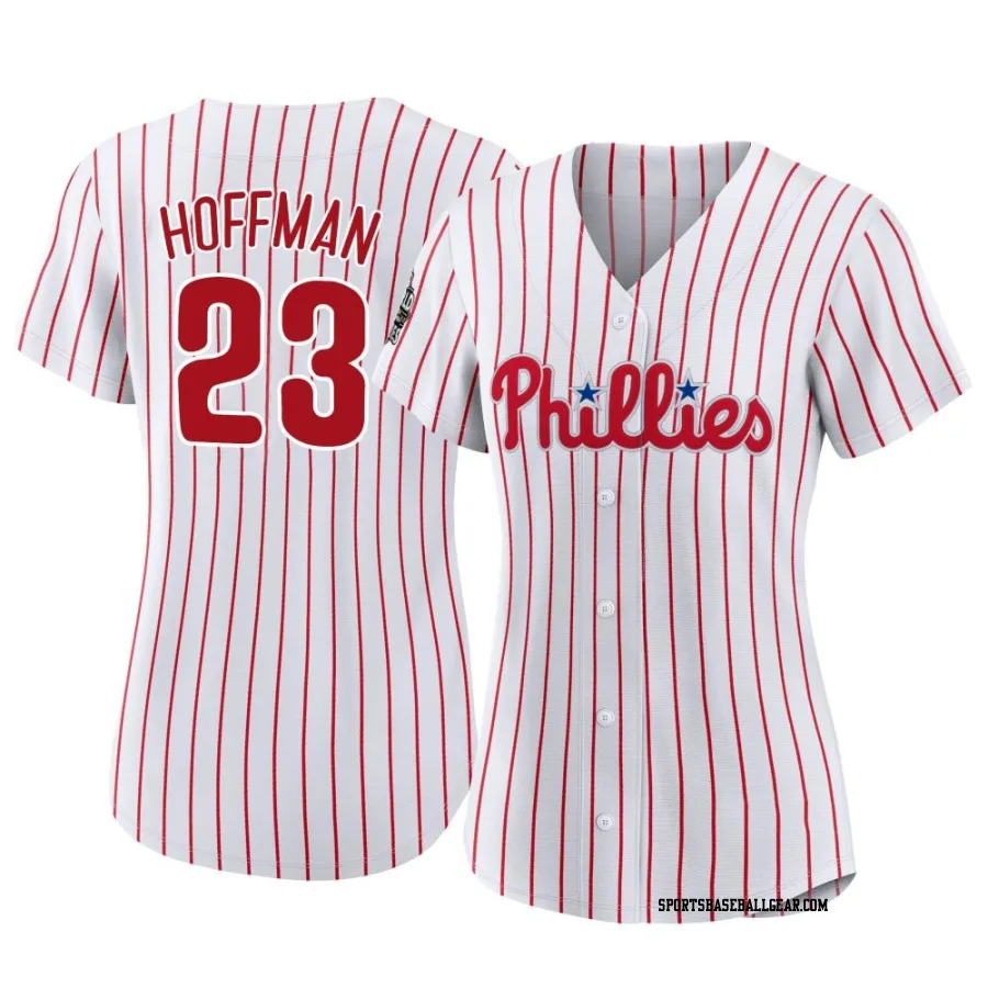 Jeff Hoffman Women's Philadelphia Phillies White Authentic 2022 World Series Home Jersey