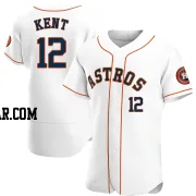 Jeff Kent Men's Houston Astros White Authentic Home Jersey