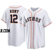 Jeff Kent Men's Houston Astros White Replica 2022 World Series Home Jersey