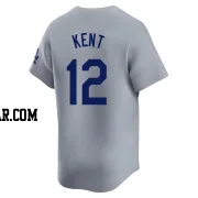 Jeff Kent Men's Los Angeles Dodgers Gray Limited Away Jersey