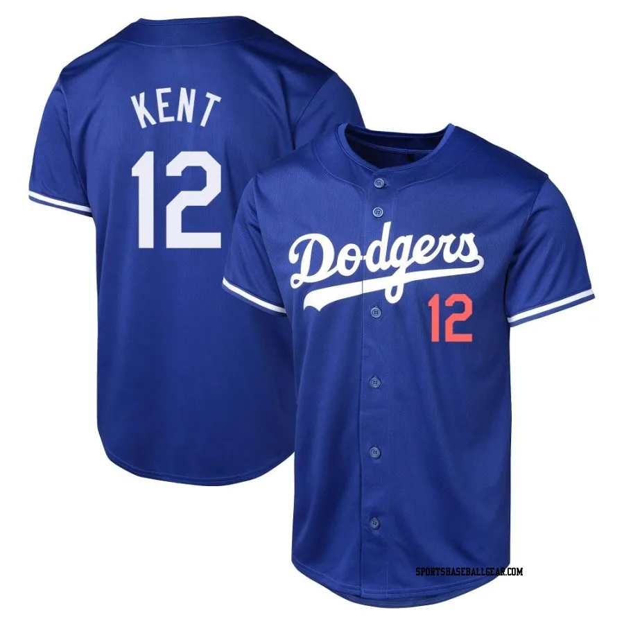 Jeff Kent Youth Los Angeles Dodgers Royal Limited Alternate Jersey