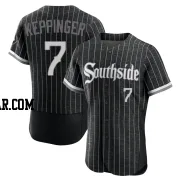 Jeff Keppinger Men's Chicago White Sox Black Authentic 2021 City Connect Jersey