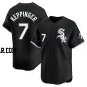 Jeff Keppinger Men's Chicago White Sox Black Limited Alternate Jersey