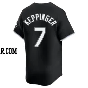 Jeff Keppinger Men's Chicago White Sox Black Limited Alternate Jersey