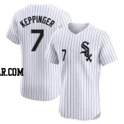 Jeff Keppinger Men's Chicago White Sox White Elite Home Jersey