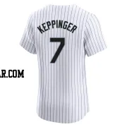 Jeff Keppinger Men's Chicago White Sox White Elite Home Jersey