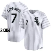 Jeff Keppinger Men's Chicago White Sox White Limited Home Jersey