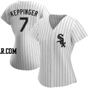 Jeff Keppinger Women's Chicago White Sox White Authentic Home Jersey