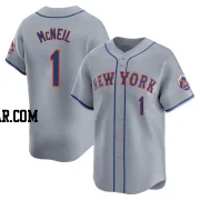 Jeff McNeil Men's New York Mets Gray Limited Away Jersey