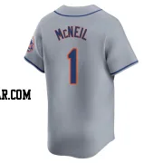 Jeff McNeil Men's New York Mets Gray Limited Away Jersey