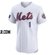 Jeff McNeil Men's New York Mets White Elite Home Patch Jersey