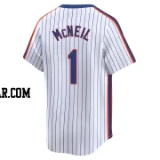 Jeff McNeil Men's New York Mets White Limited Cooperstown Collection Jersey