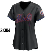 Jeff McNeil Women's New York Mets Black Limited Alternate Jersey