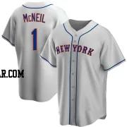 Jeff McNeil Youth New York Mets Gray Replica Road Jersey