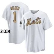 Jeff McNeil Youth New York Mets White Game Replica 2022 All-Star Jersey