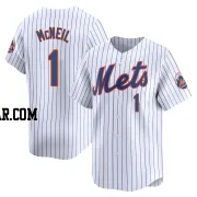 Jeff McNeil Youth New York Mets White Limited Home Jersey