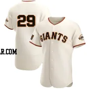 Jeff Samardzija Men's San Francisco Giants Cream Authentic Home Jersey