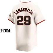 Jeff Samardzija Men's San Francisco Giants Cream Elite Home Jersey