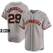 Jeff Samardzija Men's San Francisco Giants Gray Limited Away Jersey