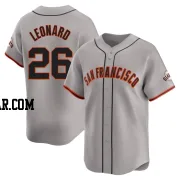 Jeffrey Leonard Men's San Francisco Giants Gray Limited Away Jersey