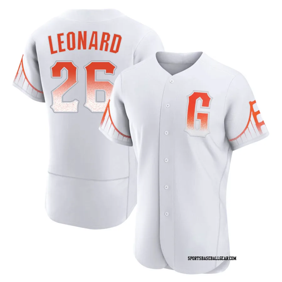 Jeffrey Leonard Men's San Francisco Giants White Authentic 2021 City Connect Jersey