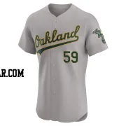 Jeffrey Springs Men's Oakland Athletics Gray Elite Road Jersey