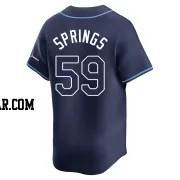 Jeffrey Springs Youth Tampa Bay Rays Navy Limited Away Jersey