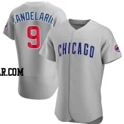 Jeimer Candelario Men's Chicago Cubs Gray Authentic Road Jersey