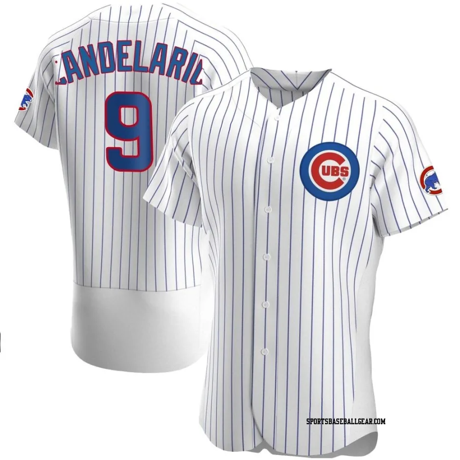 Jeimer Candelario Men's Chicago Cubs White Authentic Home Jersey