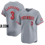 Jeimer Candelario Men's Cincinnati Reds Gray Limited Away Jersey