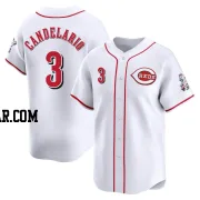 Jeimer Candelario Men's Cincinnati Reds White Limited Home Jersey