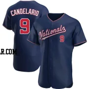 Jeimer Candelario Men's Washington Nationals Navy Authentic Alternate Jersey