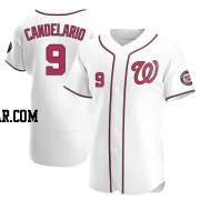 Jeimer Candelario Men's Washington Nationals White Authentic Home Jersey