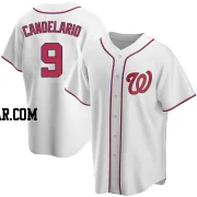 Jeimer Candelario Men's Washington Nationals White Replica Home Jersey