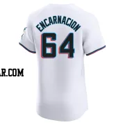 Jerar Encarnacion Men's Miami Marlins White Elite Home Jersey